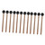 Milisten 12 pcs Ethereal Drumstick Hard mallets Xylophone Sticks drumstick Bag Percussion Parts Tenor Drum Ethereal Drum Stick Drum Stick Bag Musical Portable Student Wood