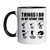 Gifts for Guitar Players Cool Spare Time Activities 11oz 15oz Inner Color Accent Mug