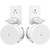 [Upgraded] Google WiFi Wall Mount, WiFi Accessories for Google Mesh WiFi System and Google WiFi Router Without Messy Wires or Screws (White(2 Pack))