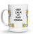 Makoroni - KEEP CALM AND PLAY CONGA 15 oz Ceramic Large Coffee Mug/Cup Design#37