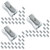 EXCEART 72 Pcs Pencil Sharpener Single Hole Pencil Pencils Sharpener Pencil Sharpner Bulk Metal Pencil Sharpener for Gifts School Supplies Aluminum Alloy Manual Crayon Individual