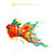 IUPPA Chinese Fish-Shaped Paper Lantern with LED Lights, DIY Fish-Shaped Handmade Chinese New Year Lanterns, Handmade Chinese New Year Lanterns for A Glowing Spring Festival Craft Celebration