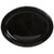 Black Oval Plastic Plates, 20ct
