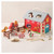 bopoobo Barn Toys Wooden Farm Animals Shape Sorting Stacking Toys, Red Barn Toys Little People Farm Animal Toys Barn Toy Farm Pretend Playset with Farmer, Birthday Gift for Toddler Baby Boys Girls