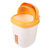 Alipis Flip Trash Can Waste Paper Basket Car Waste Can Rubbish Storage Bin Adorable Garbage Can Small Trash Bucket Garbage Can with Lid Plastic Trash Can Compost Bin Pp Desktop Clamshell