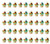 Moana Voyagers Cupcake Rings - 48 pc (2)