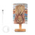 ALAZA Farmhouse Cow Bedside Table Lamp with USB, Touch Control Nightstand Lamp for Bedroom Living Room