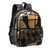 KUI WAN Clear Backpack, Large Clear Bag Stadium Approved Heavy Duty PVC Transparent See Through Backpacks for College,Stadium,Work,Security,Festivall,Clear Black