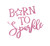 Born To Sparkle Iron on Vinyl Decal, DIY Craft, 4th of July Tshirt Heat Transfer Patch, HTV Ready To Press Graphic, Pick Size and Color, Iron-On Almost Anything In 5 Minutes (Flamingo Pink Glitter)