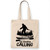 Kayaking Camping Gifts River Is Calling Tote Bags Bigfoot Tote Bags for Kayak Outdoors Enthusiasts Natural White Multicolor Canvas Tote Bag