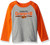 NCAA by Outerstuff NCAA Oklahoma State Cowboys Toddler "Field Line" Long Sleeve Raglan Tee, Heather Grey, 4T