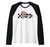 Skeleton Peace Sign Coffee Checkerboard Raglan Baseball Tee