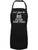 zerogravitee Don't Make Me Poison Your Food! Apron with 2 patch pockets in Black - One Size