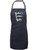 zerogravitee Bakers Gonna Bake Apron with 2 patch pockets in Navy - One Size