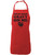 zerogravitee Pour Some Gravy On Me Apron with 2 patch pockets in Red - One Size