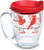 Tervis 1318407 Cardinals Insulated Tumbler with Wrap and Lid, 16 oz Mug - Tritan, Clear