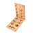 Abaodam Mancala Thinking Puzzle Game Wood Folding Mancala Board Glass Bead Chess Game Solid Wood Mancala Travel Chess Mancala Stones Toys Mancala Game Board for Kids Wooden Bamboo Africa