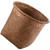 OKUMEYR Woven Trash Can Round Trash Can Black Waste Basket Trash Can Black Woven Trash Bucket Household Trash Can Household Trash Bucket Home Accessory Supplies Straw Rattan Office