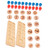 Vaguelly 1 Set Counter Toy Wooden Puzzles Toys Puzzles for Kids Counting Bears Kids Puzzles Homeschool Supplies Toddler Puzzles Toddler Toy Abacus Wooden Playset Number Child Appliance