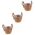 jojofuny 3pcs Rattan Storage Basket Straw Plant Pot Household Plant Basket Wicker Flower Pot Rattan Planter Plant Basket with Liner Planter Basket Woven Plant Container Storage Box Indoor
