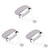 VICASKY 3pcs Guitar Bridge Electric Guitar Bridge Tremolo Bridge Guitar Bridge Parts Electric Guitar Tailpiece Mandolin Tailpiece Cover Guitar Saddle Mandolin Parts Oval Neck