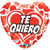18" Te Quiero Red Hearts Foil Balloon