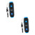 Kisangel 2pcs 3 Electronic Whistle Coaching Whistle Emergency Whistle Hand Squeeze Whistle Loud Whistle Sound High Volume Whistle Electric Whistle Party Noise Maker Toy Basketball Magnet