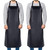 Homsolver 2 Pack Waterproof Rubber Vinyl Apron for Men with pockets, 39" Lightweight Chemical Resistant Industrial Work Apron, Adjustable Plastic Aprons for Dishwashing Butcher Dog Grooming Lab Fish