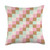 Pastel Pink Checkered, Green Checkerboard Pattern Aesthetic Throw Pillow, 18x18, Multicolor