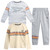 Reebok Boys Sweatsuit - 3 Piece Long Sleeve T-Shirt and Knit Jogger Sweatpants - Playwear Clothing Set for Toddler Boys, 2T-7, Size 4, Light Grey Heather