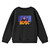 ACDC Logo and Angus Young Youth Black Crew Neck Sweatshirt-Medium