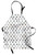 Ambesonne Eyebrow Apron, Assortment of Colorful Eyes and Brows in Various Shapes Close and Open Eyelids, Unisex Kitchen Bib with Adjustable Neck for Cooking Gardening, Adult Size, Multicolor