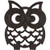 Rustic Cast Iron Metal Kitchen Trivet or Home Wall Decor (Owl)