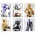 Star Wars Droids Prints - Set of Six 8x10 Watercolor Wall Decor Photos - R2D2 C3PO BB8 K-2SO BB-9E Battle Droids