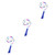 Sosoport 3pcs Kid Jumping Rope Skipping Rope Exercise Jump Rope Kid Jump Rope Exercise Rope Pattern