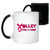 Gift Volleyball for Breast Cancer Awareness Pink Ribbon Volley for a Cure 11oz 15oz Color Changing Mug