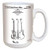 Fender Guitar Patent Coffee Mug - Large 15 Ounce Ceramic Mug