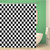 Awowee Bathroom Shower Curtain Checkerboard Checkered Marble Pattern Abandoned Abstract Aged Architecture Bathroom Polyester Fabric 72x72 inches Waterproof Bath Curtain Set with Hooks
