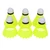 iconectato 6Pcs Badminton Shuttlecocks Professional Nylon Badminton Ball Shuttlecock Outdoor Sports Training Accessory with Great Stability and Durability