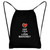 Teeburon Keep calm and love Mahoney chalk style Sport Bag 18" x 13"