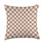 Brown Checkerboard Cool Designs Light Brown Classic Checkered Big Checkerboard Throw Pillow, 18x18, Multicolor