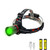 GRABOYY Green LED Headlamp Rechargeable 100000 Lumens Super Bright Hunting Headlamps Waterproof Headlamp Flashlight Zoomable 3 Modes Headlight for Hunting Fishing Running