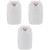 PRETYZOOM 3pcs Desktop Trash Can Waste Bin Trash Bin for Car Small Garbage Bin with Lid Mini Trash Cans Car Trash Can Small Trashcan Car Bin Household White Office Plastic Small Wastebasket