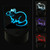 Sniggle Sloth Curious Rat Rodent 3D Illusion LED Night Light Sign Nightstand Desk Lamp