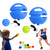 RJDJ Matchbuddy Pickleball Trainer, Match Buddy Pickleball Trainer, Sportastic Pickleball Match Buddy, Pickleball Trainer Ball with String, Rebound Practice Ball with 40 Holes Pickleball (2pcs-A)