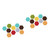 NUOBESTY 20 Pcs Cork Board Strips Hexagon Board Tiles Felt Bulletin Board Felt Wall Tiles Felt Memo Board Bulletin Bar Strip Notice Board Strip Tack Board Strip Display Board Photo