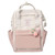 Romlvy Kawaii Backpack with Cute Accessories Chic Aesthetic Handbag Cute Backpack Casual Daypack Fashion Travel Bag (Pink)