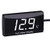 12 Volt Digital Voltage Meter Voltmeter Battery Indicator Gauge LED Display for Motorcycle EZGO Club Car Yamaha Golf Cart (White)