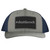 #Shuttlecock - Leather Hashtag Black Patch Engraved Trucker Hat, Heather-Navy, One Size