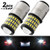 Yorkim Super Bright 1157 LED Bulbs, 1157 Brake Light Bulb, 9-30V 1157 2057 2357 7528 BAY15D LED Bulb with Projector Replacement for Back Up Reverse Lights or Tail Lights - White